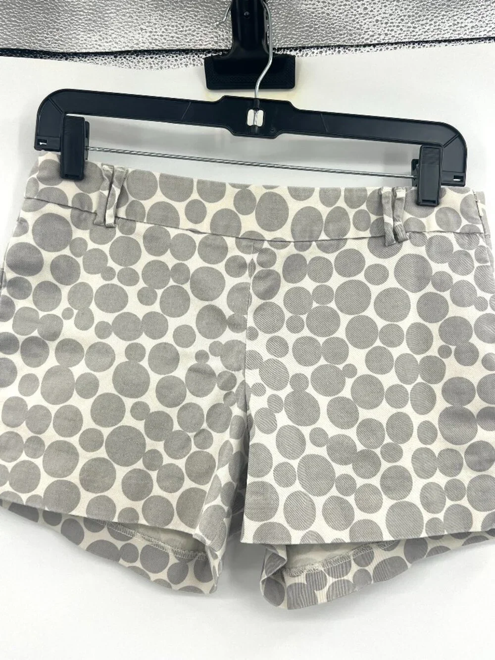 J.Crew Gray Circle Chino Shorts Women's Size 4